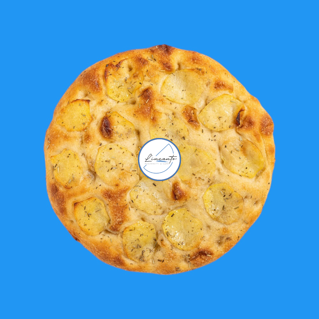 Focaccia Bianca Barese con Patate e Rosmarino