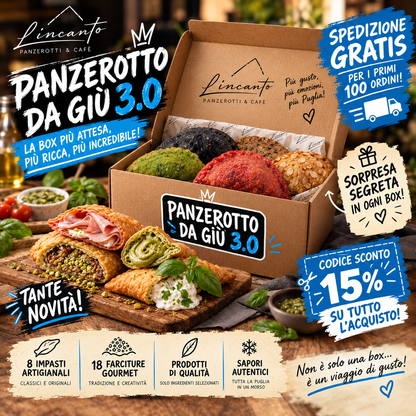 Panzerotto da Giù 3.0 - Box di Panzerotti Pugliesi